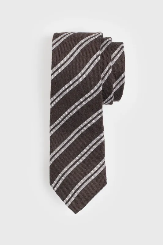 Double stripe tie sold by Tristan Style