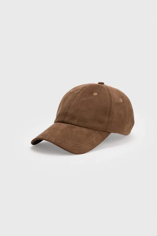 Vegan suede cap sold by Tristan Style