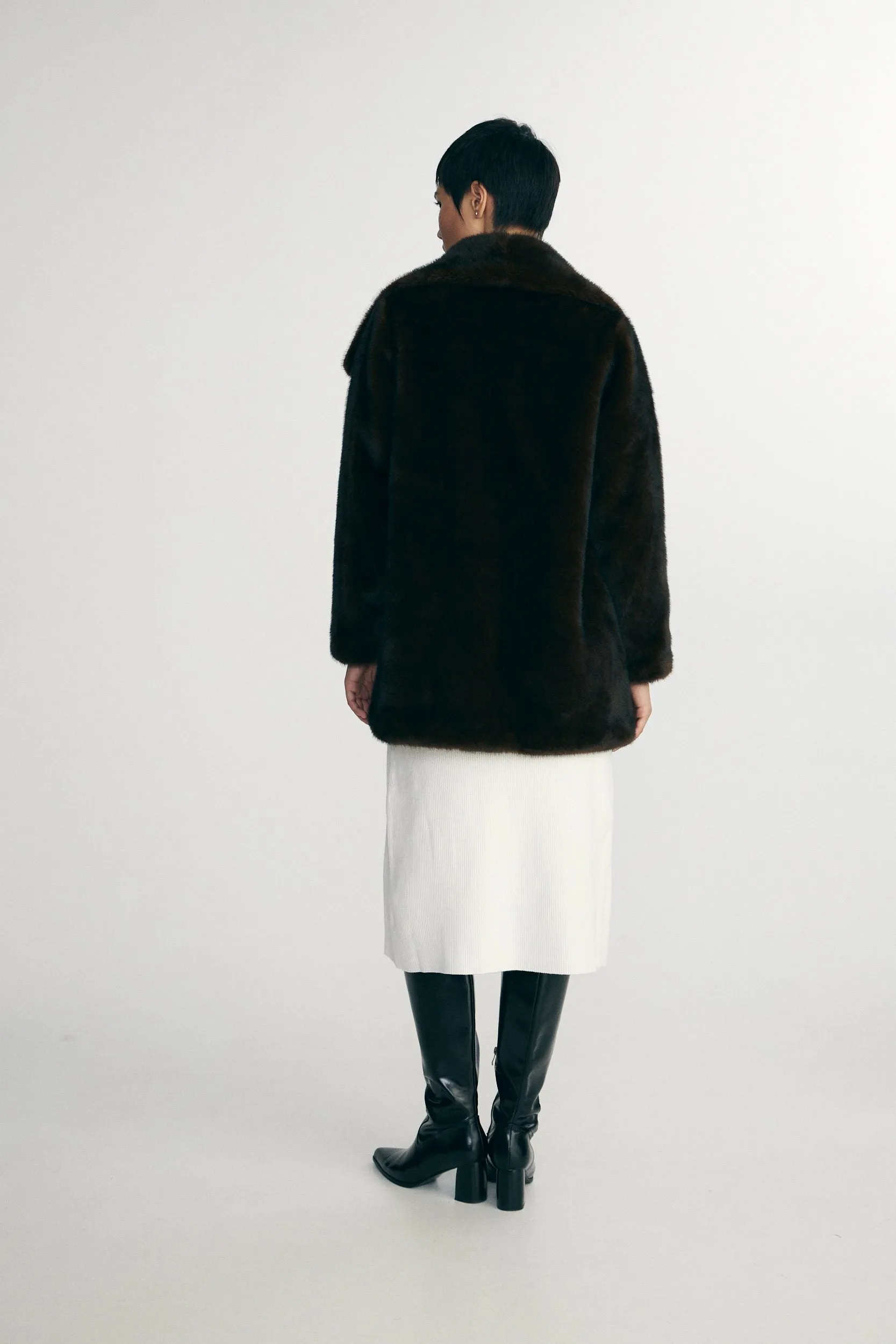 Faux Fur Coat sold by Tristan Style product image thumbnail 2
