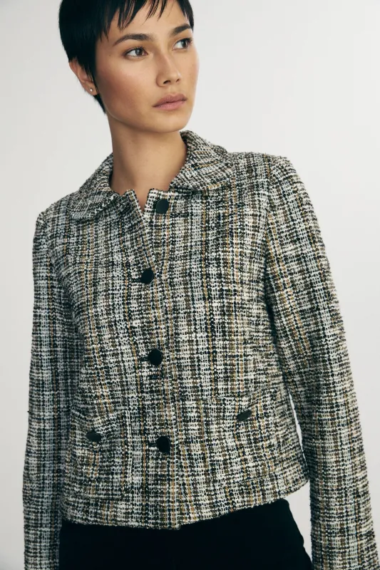 Short stretch blazer sold by Tristan Style