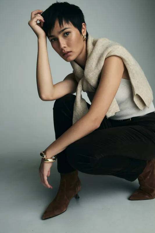 Heeled ankle boot sold by Tristan Style