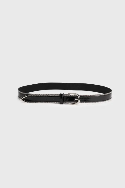 Belt with diamond edge sold by Tristan Style
