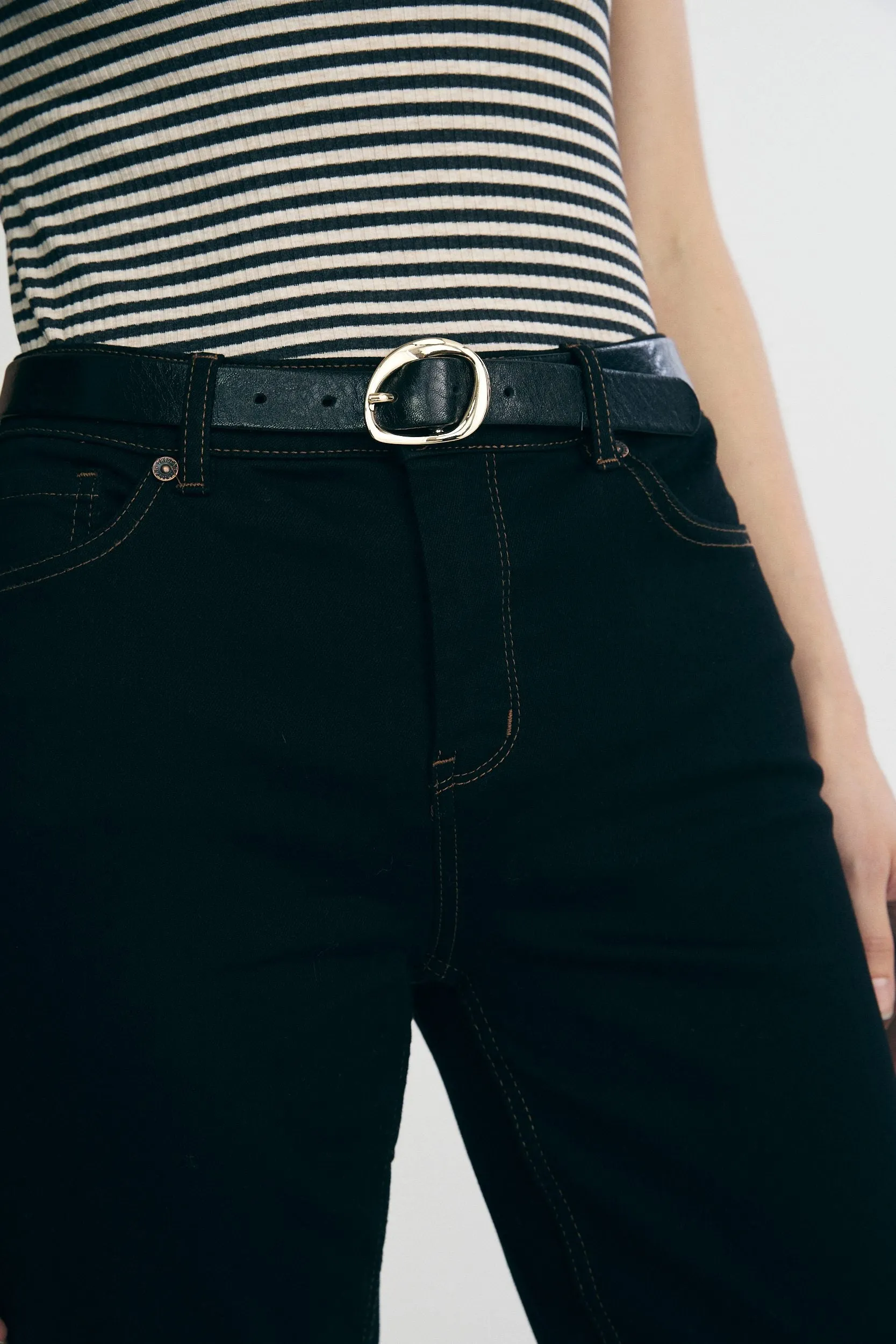 Italian leather belt sold by Tristan Style