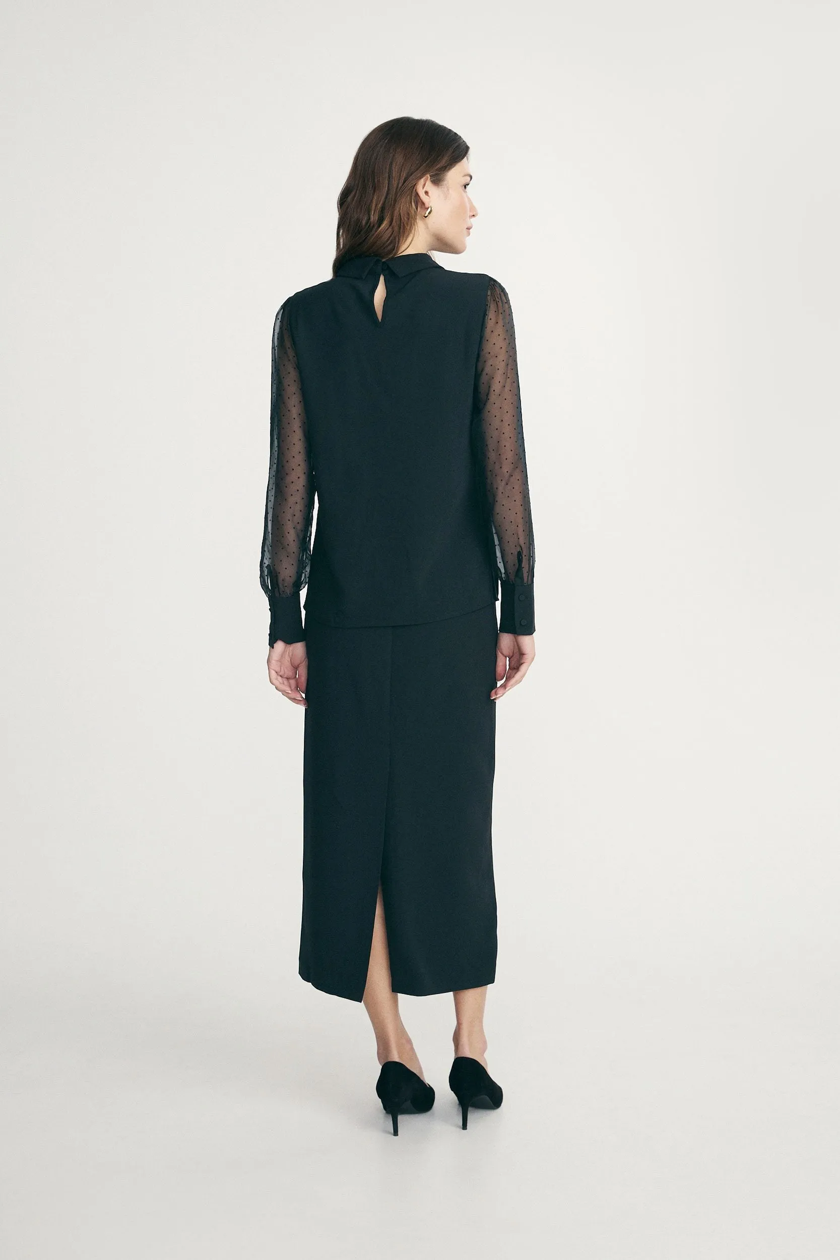 Blouse with lace details sold by Tristan Style product image thumbnail 2