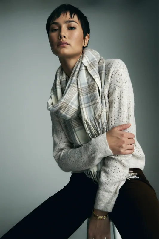 Multi color scarf sold by Tristan Style