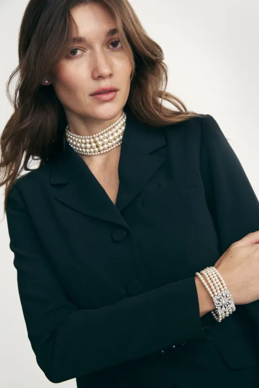 Multi-strand pearl bracelet sold by Tristan Style