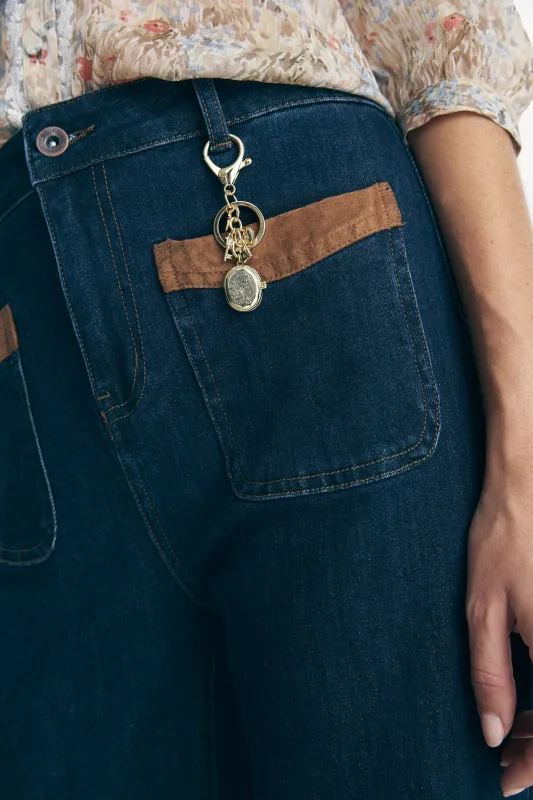 Bag charm with pendant sold by Tristan Style