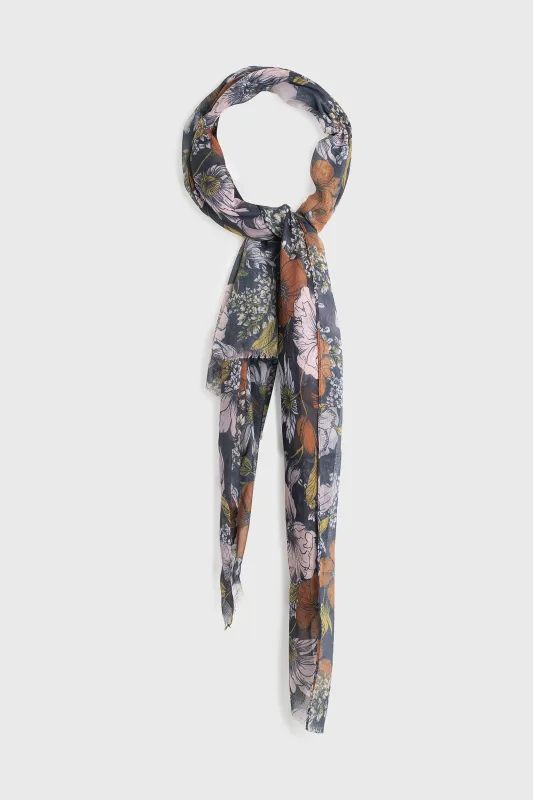 Flower printed scarf sold by Tristan Style