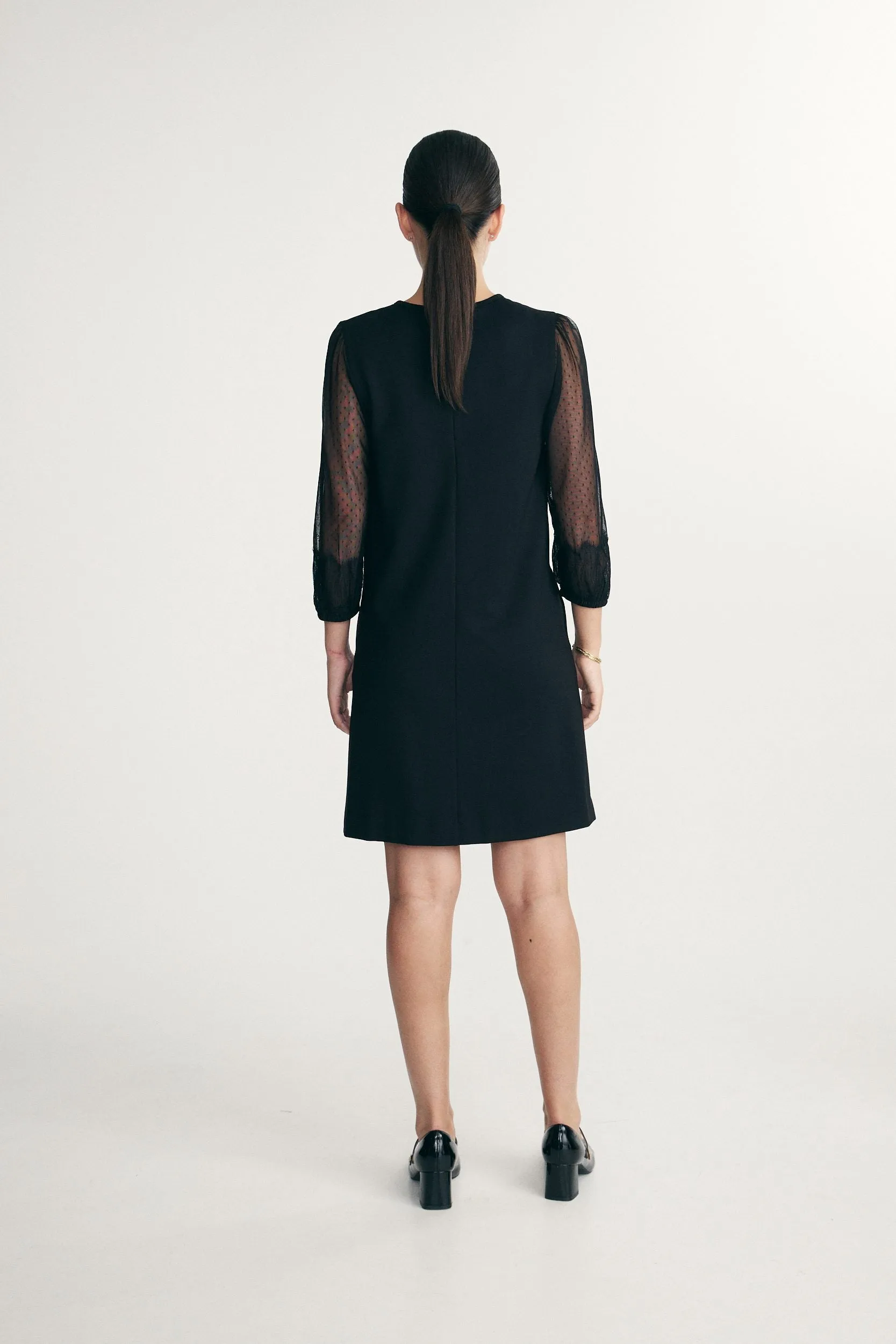 Straight dress with lace details sold by Tristan Style product image thumbnail 2