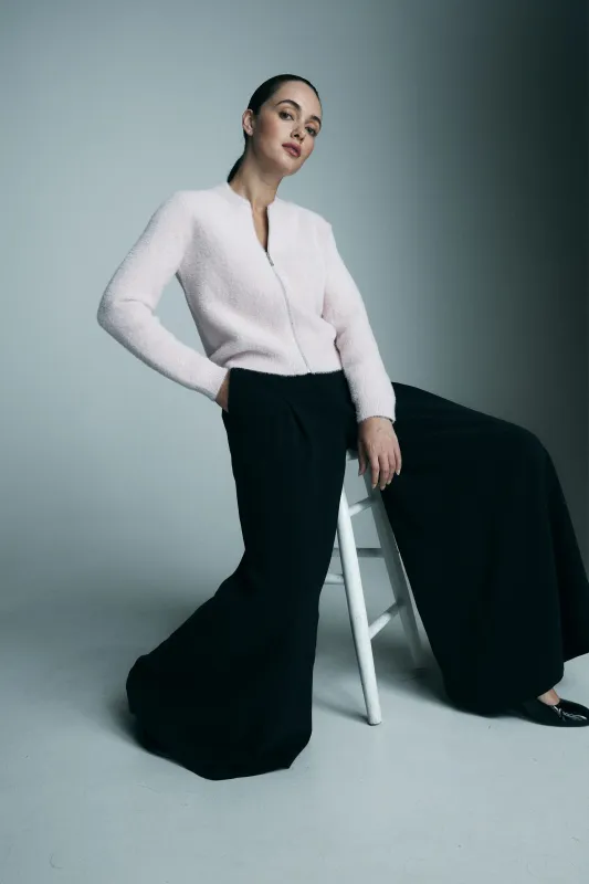 Pleated wide-leg pants sold by Tristan Style