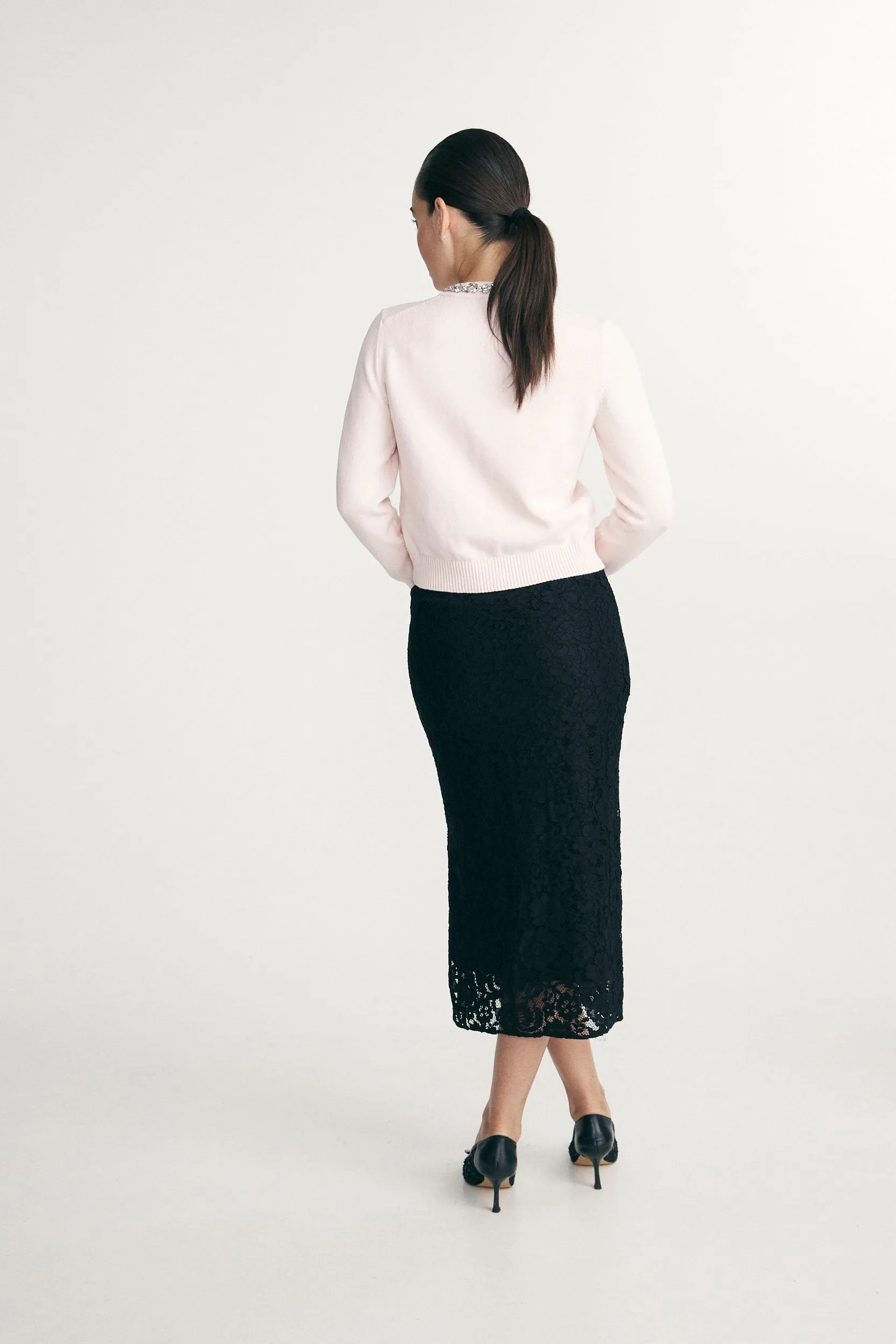 Cardigan embellished with stones sold by Tristan Style product image thumbnail 3