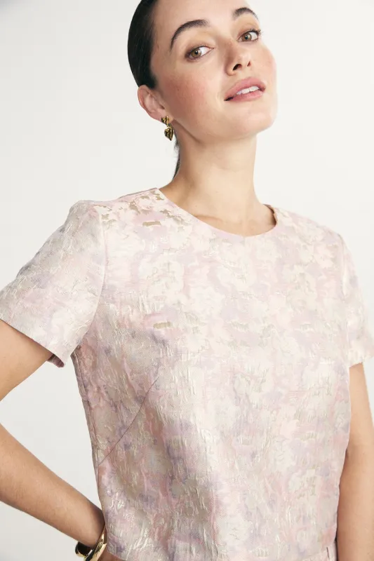 Jacquard top sold by Tristan Style