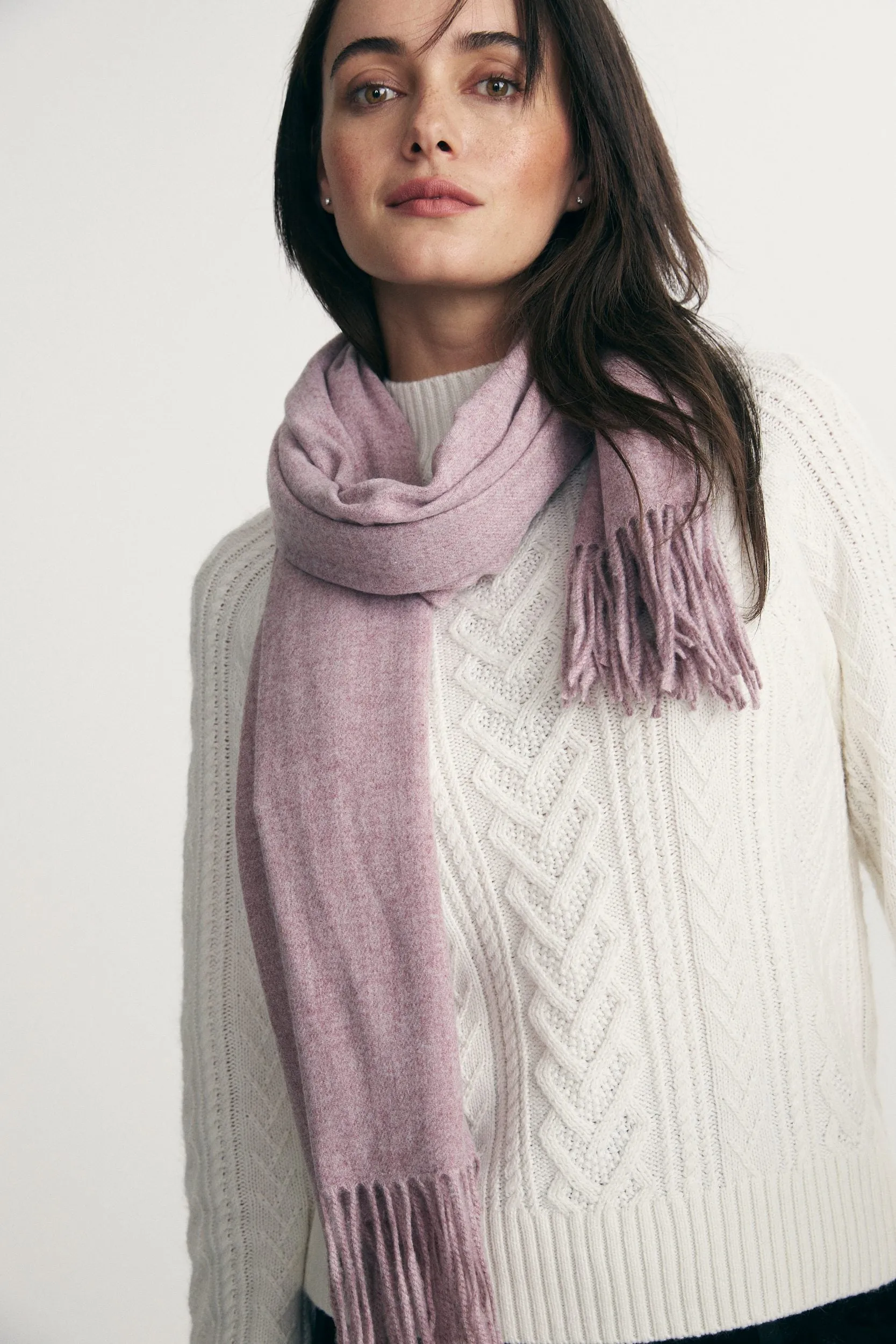 Scarf with tassels sold by Tristan Style product image thumbnail 2