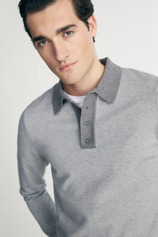 Knit sweater with collar sold by Tristan Style