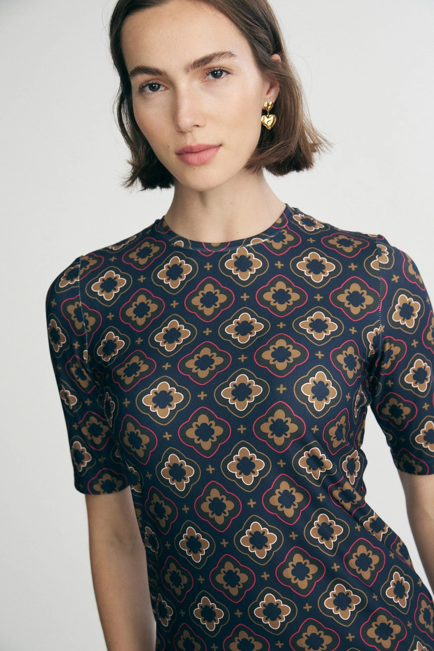 Printed t-shirt sold by Tristan Style