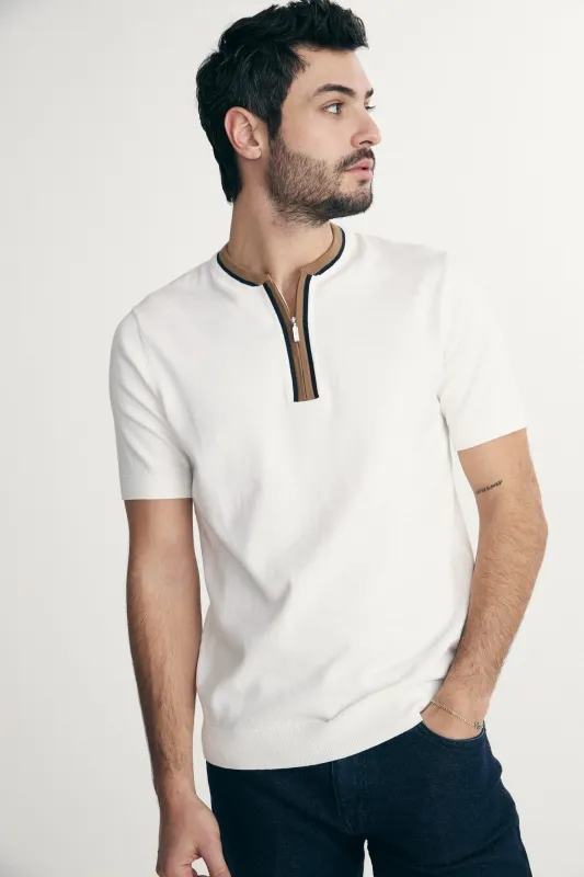 Zip collar sweater sold by Tristan Style