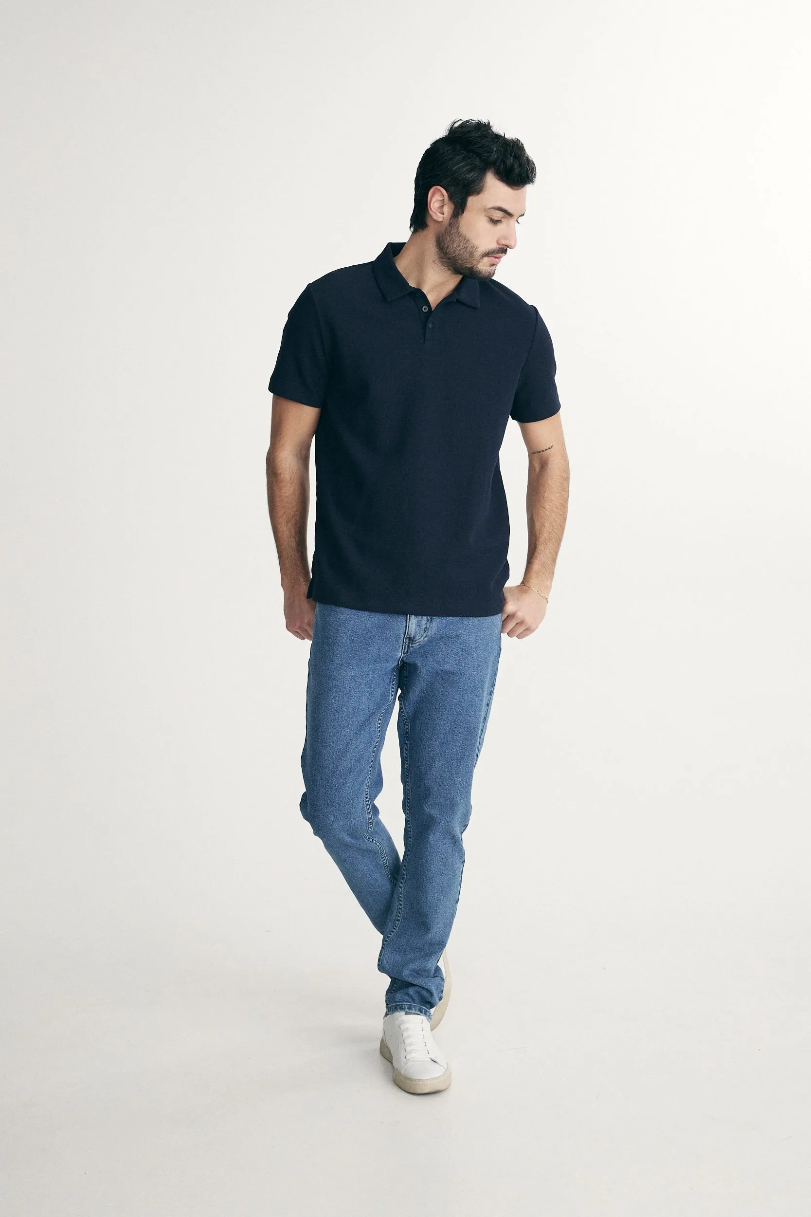 Textured polo sold by Tristan Style product image thumbnail 4