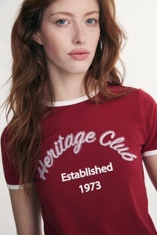 Printed t-shirt sold by Tristan Style