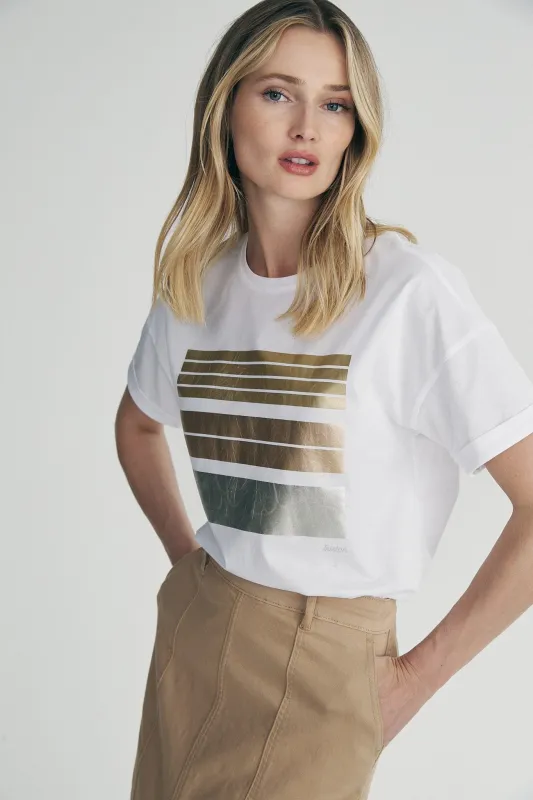 Printed boyfriend fit T-shirt sold by Tristan Style