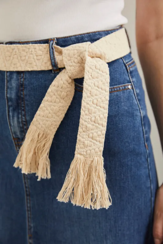 Jacquard sash belt sold by Tristan Style