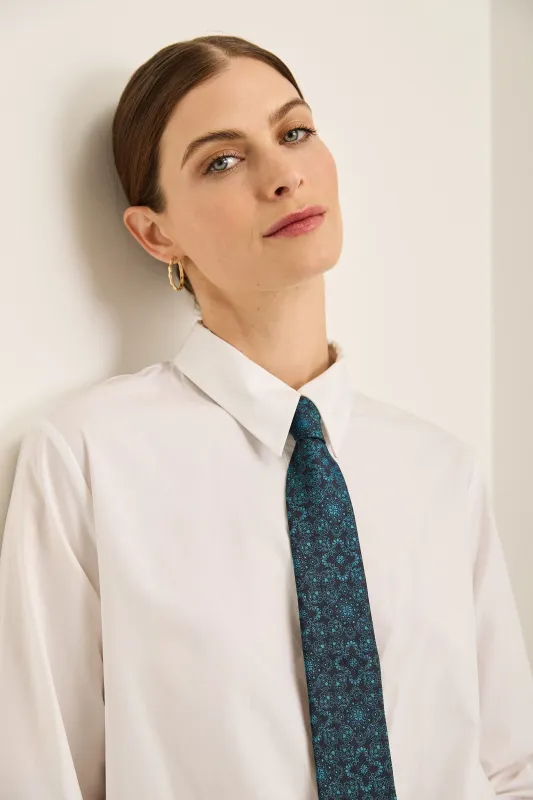 Silk tie made by Tristan Style