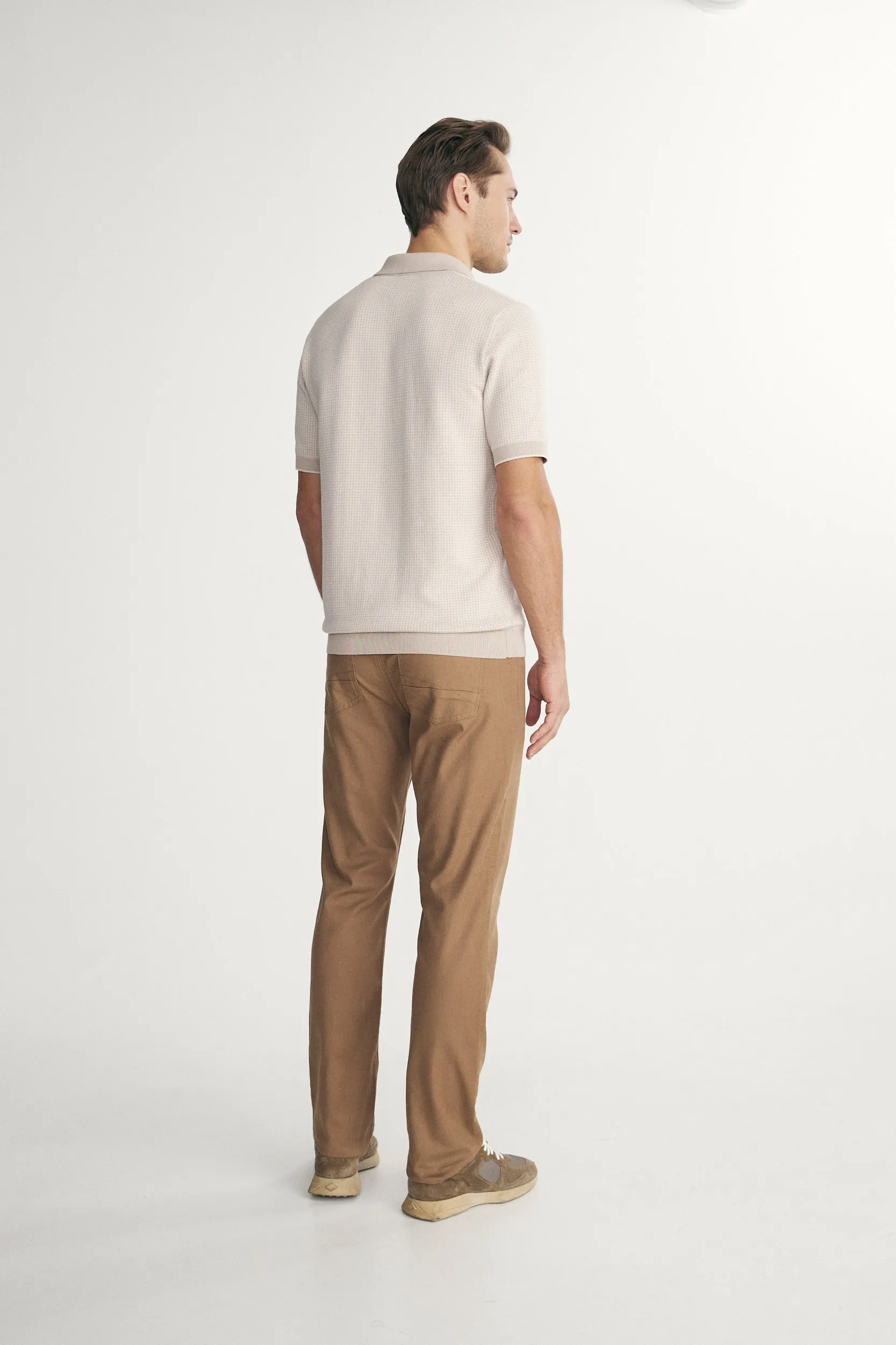 Jacquard polo sold by Tristan Style product image thumbnail 3