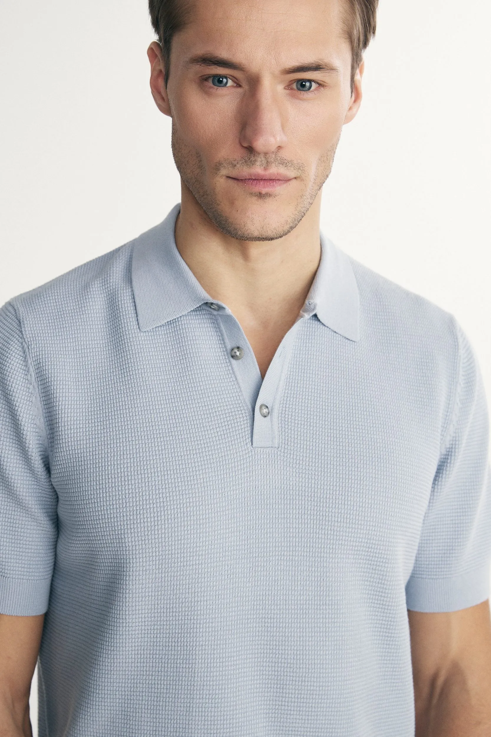 Knit polo sold by Tristan Style product image thumbnail 2