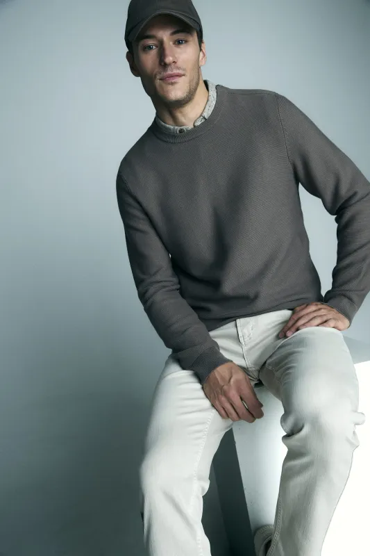 Sweater with shoulder zipper sold by Tristan Style