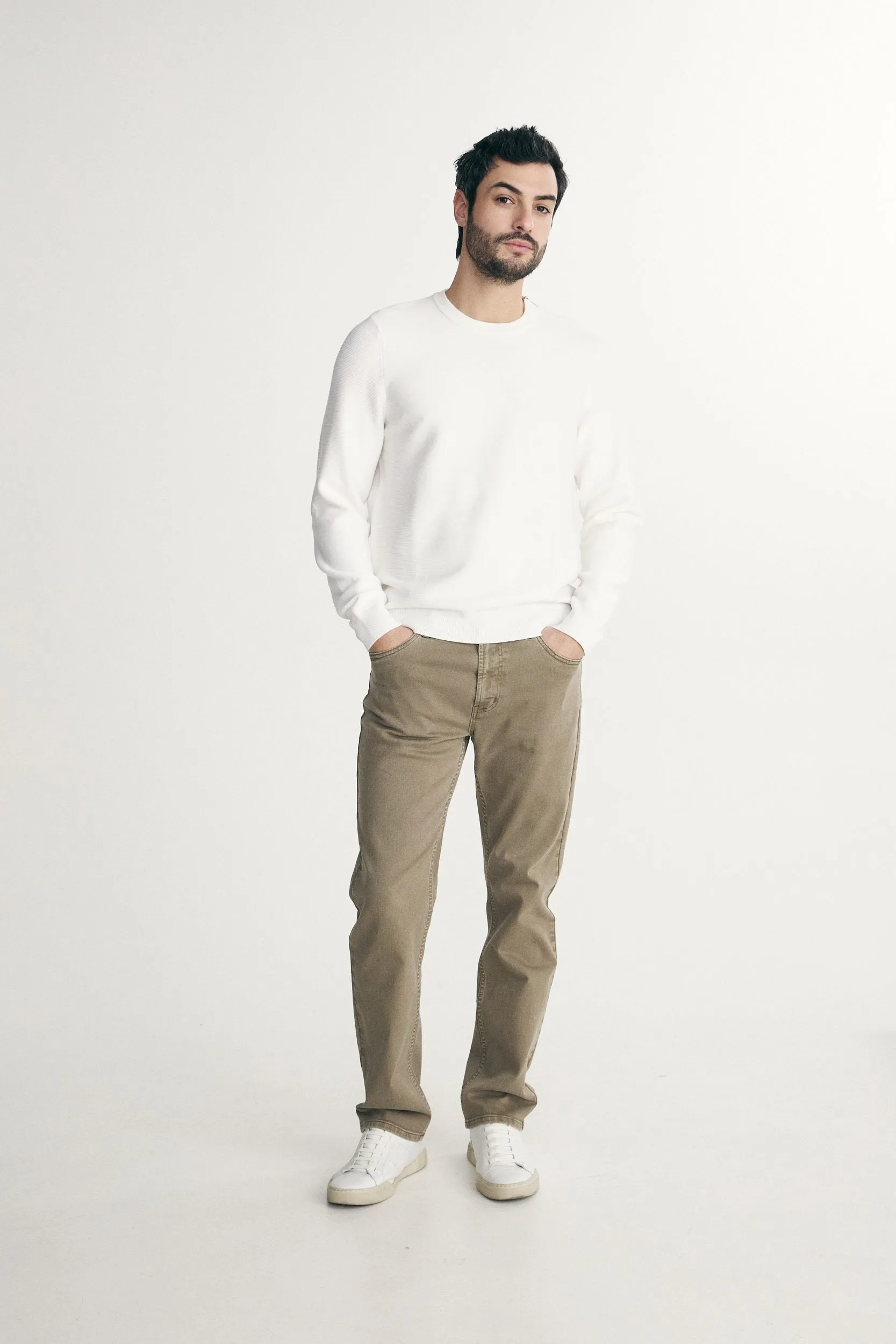 Sweater with shoulder zipper sold by Tristan Style product image thumbnail 2