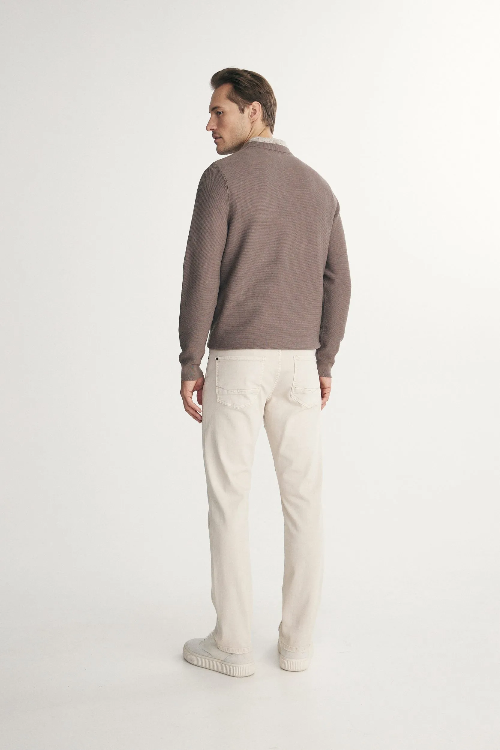 Sweater with shoulder zipper sold by Tristan Style product image thumbnail 3