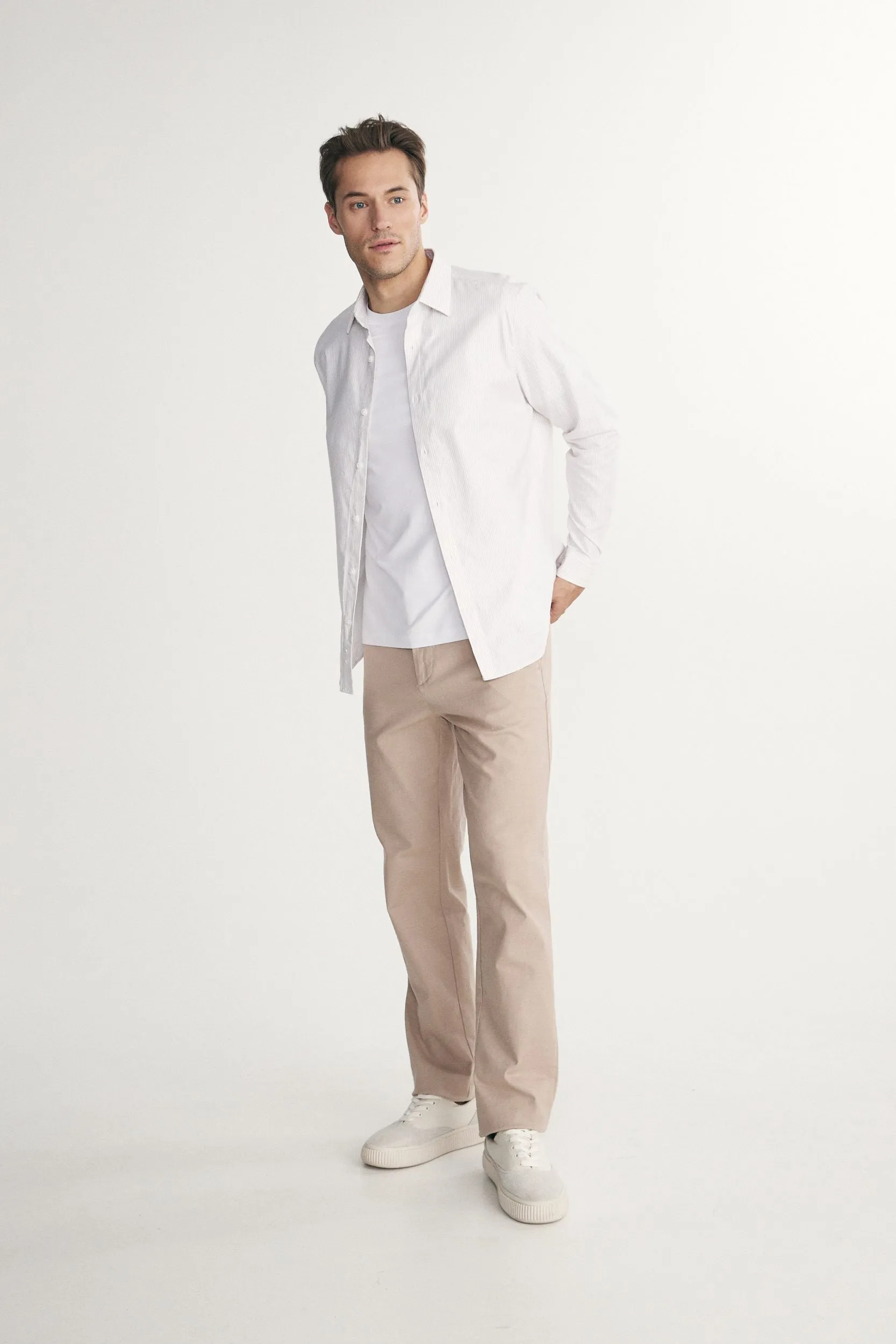 Semi-fitted stripe shirt sold by Tristan Style product image thumbnail 3