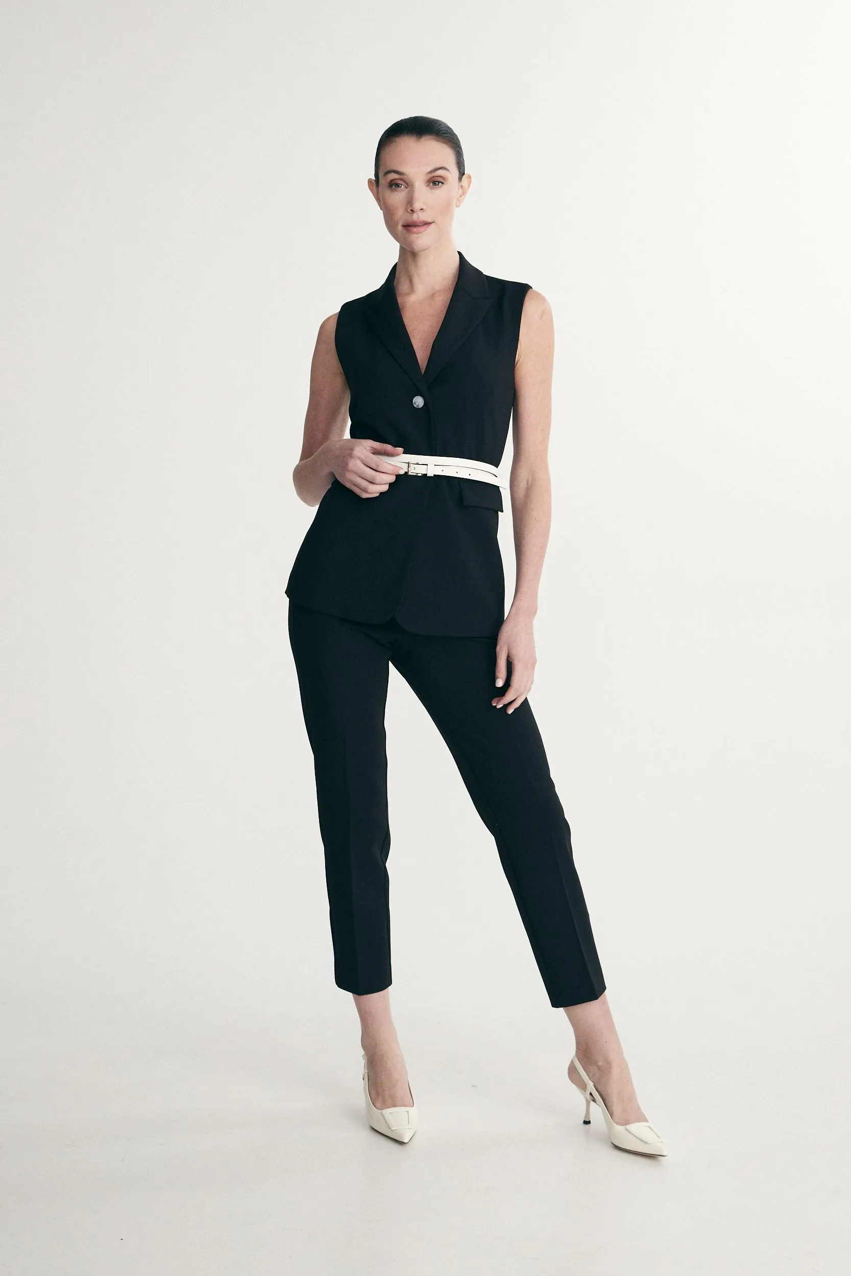 Sleeveless vest sold by Tristan Style product image thumbnail 4