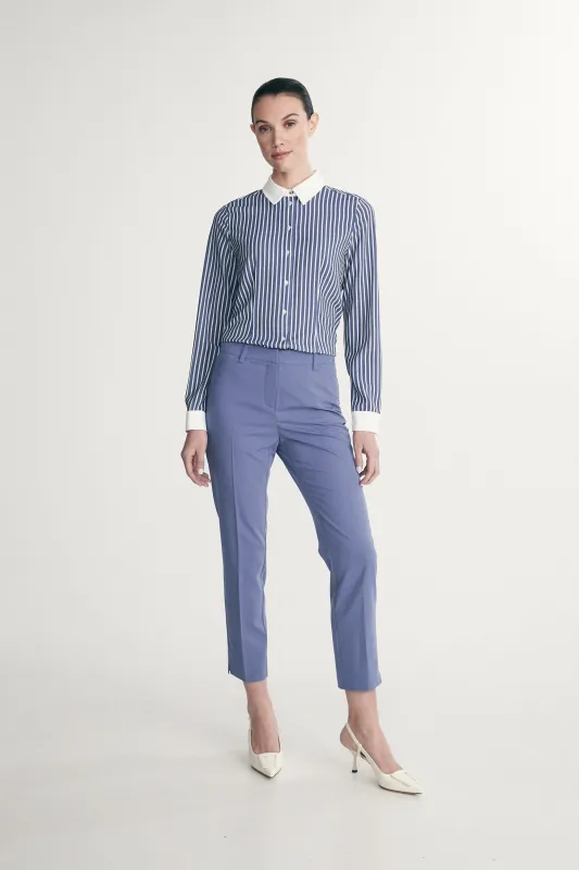 Straight cropped pants sold by Tristan Style