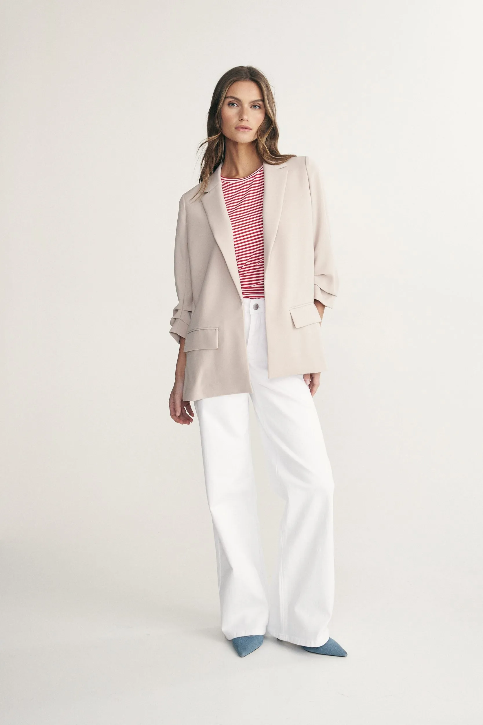 Fluid straight blazer sold by Tristan Style product image thumbnail 3