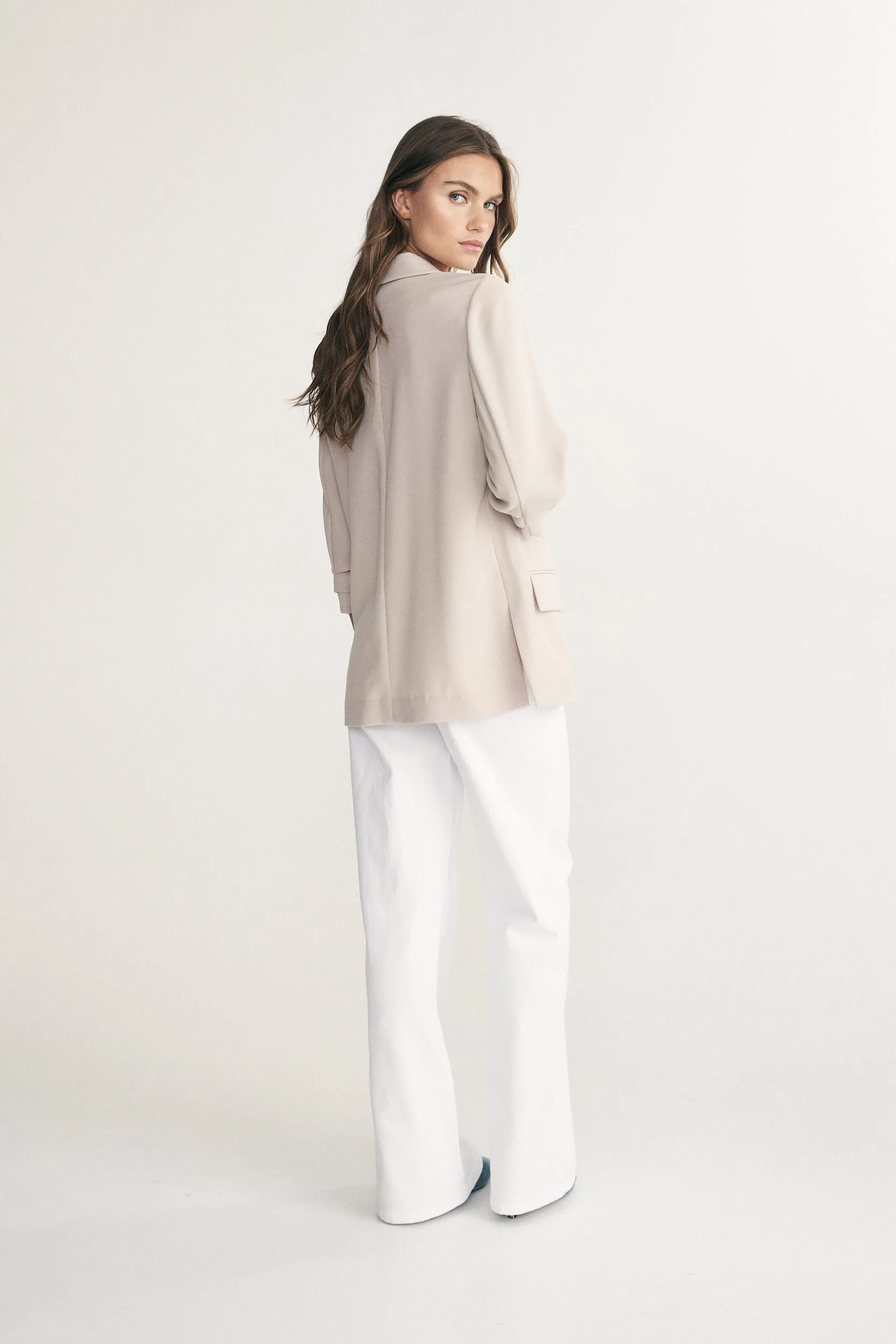 Fluid straight blazer sold by Tristan Style product image thumbnail 2