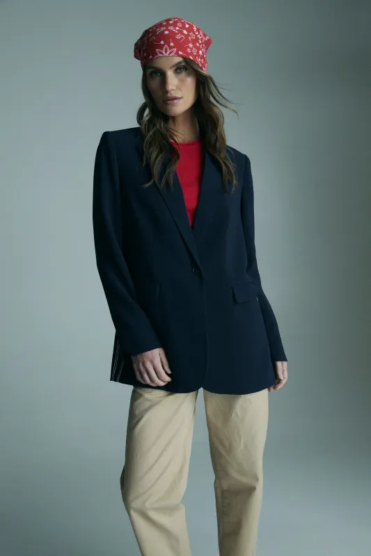 Oversized blazer with ribbon made by Tristan Style