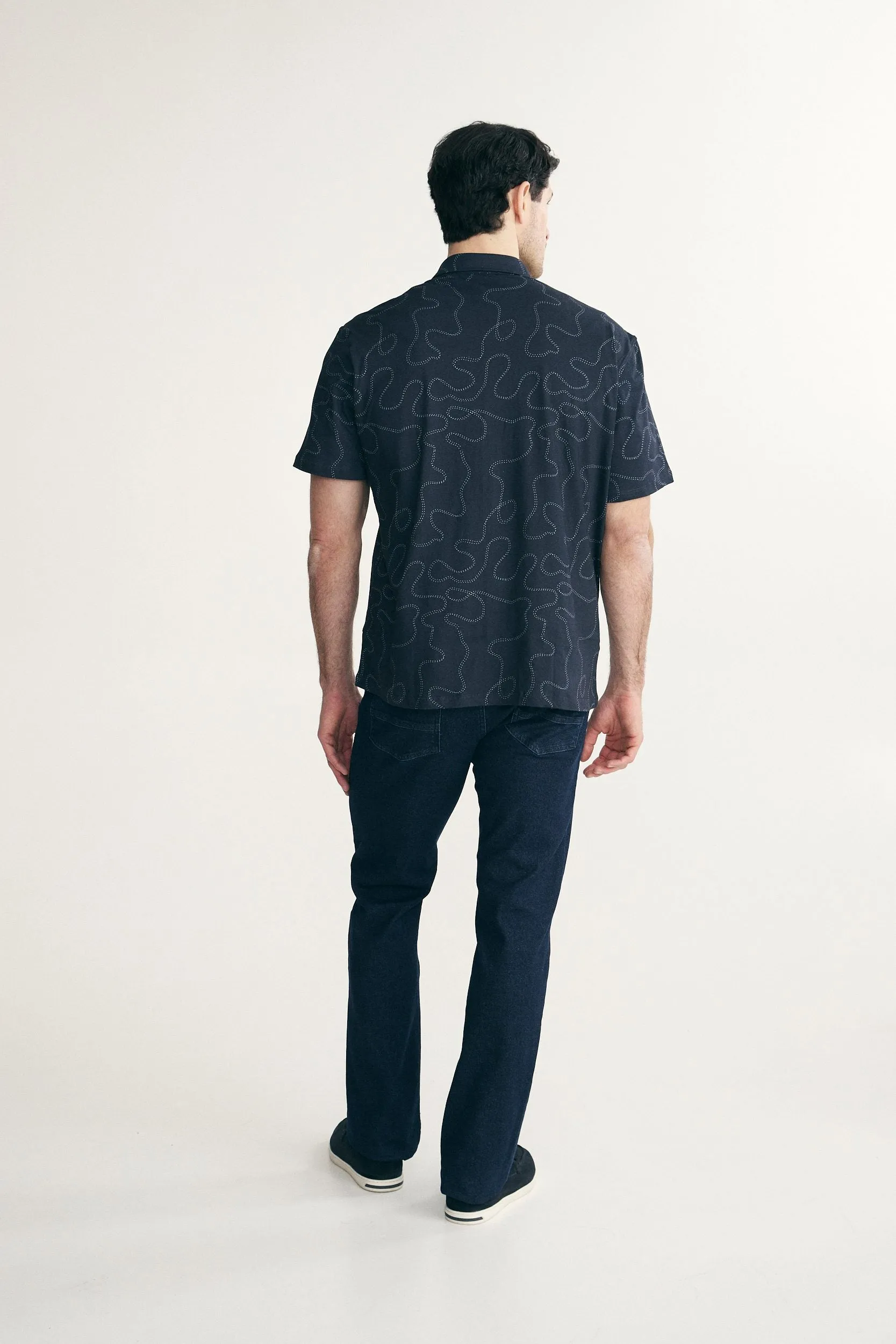 Printed jersey shirt sold by Tristan Style product image thumbnail 2