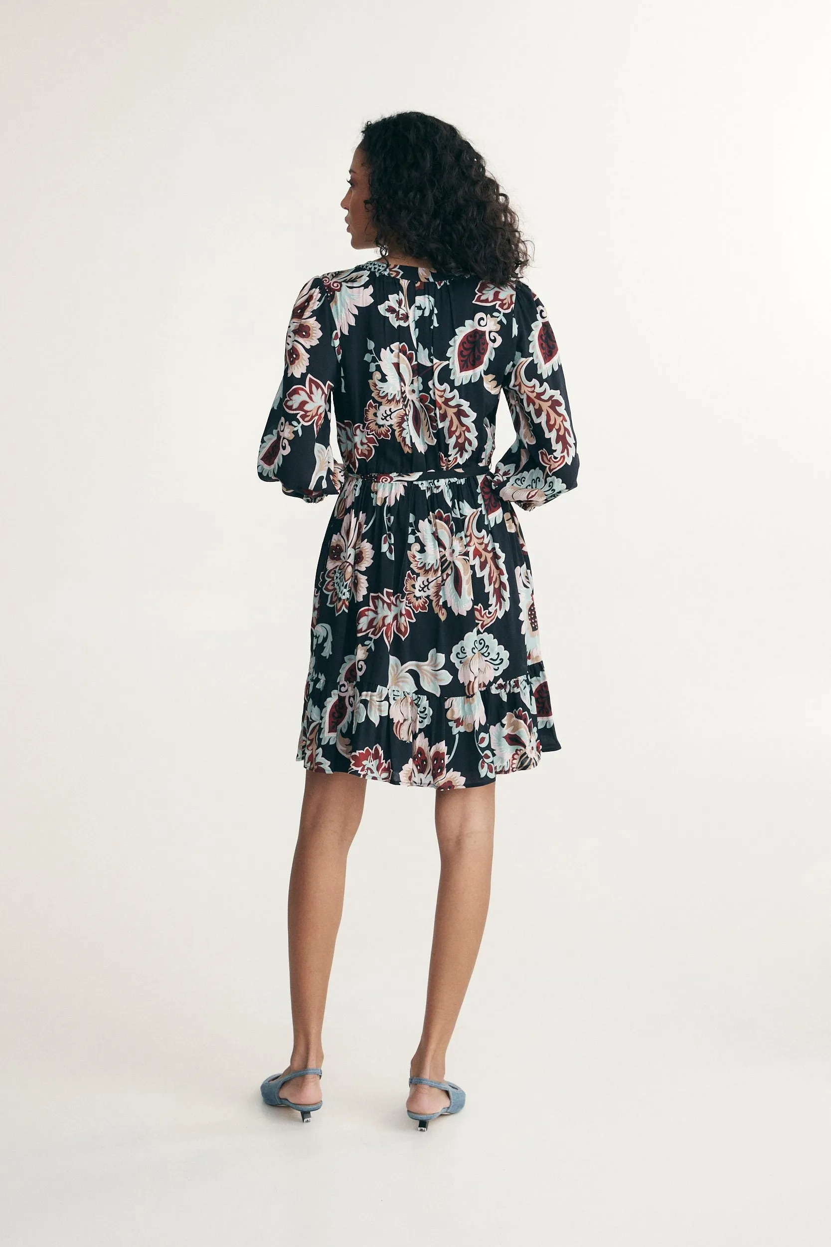 Printed fluid dress sold by Tristan Style product image thumbnail 2