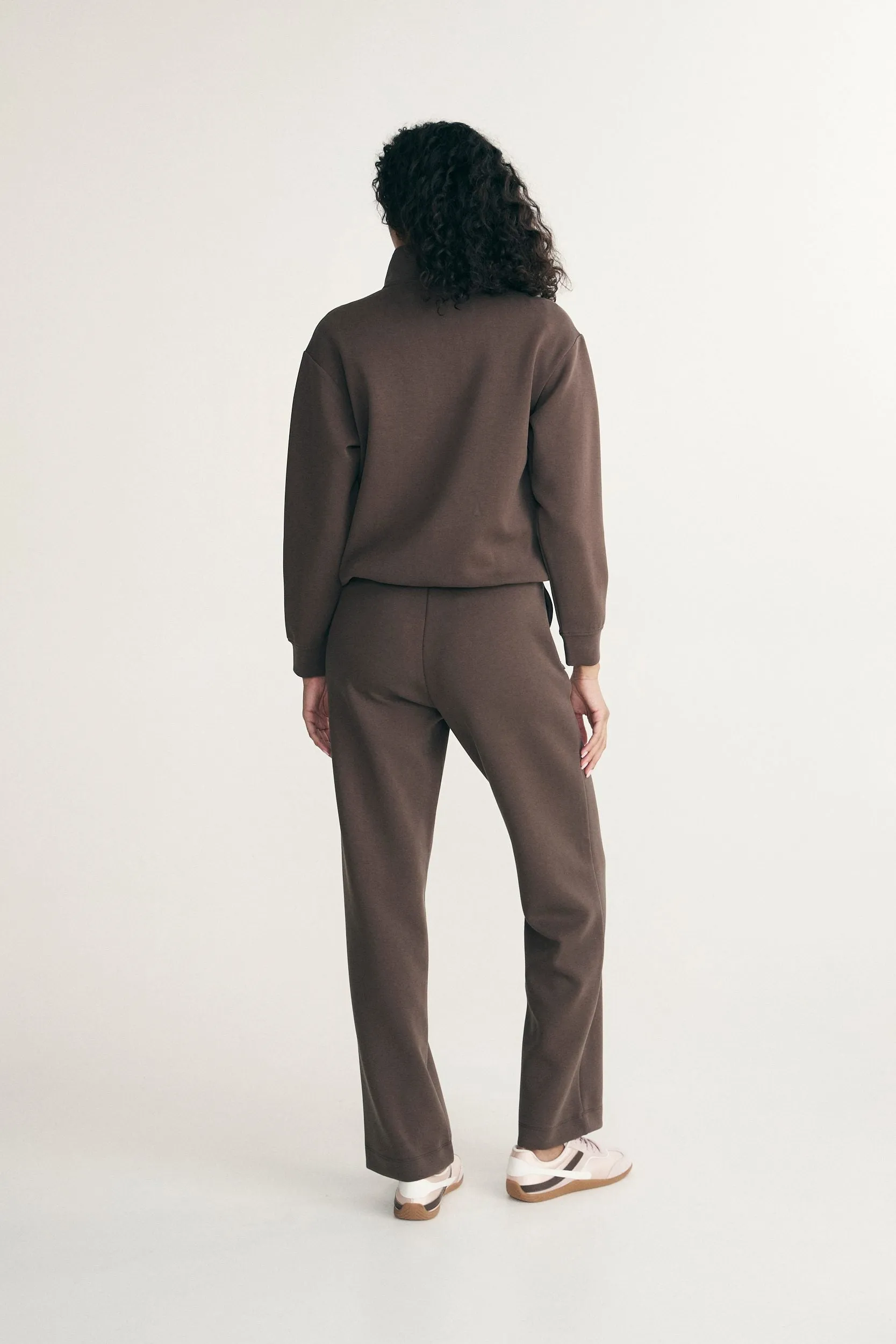 Half zip ponte top sold by Tristan Style product image thumbnail 2