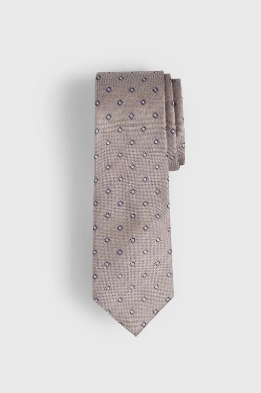 Patterned jacquard tie made by Tristan Style