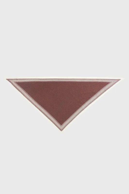 Printed small dots scarf made by Tristan Style