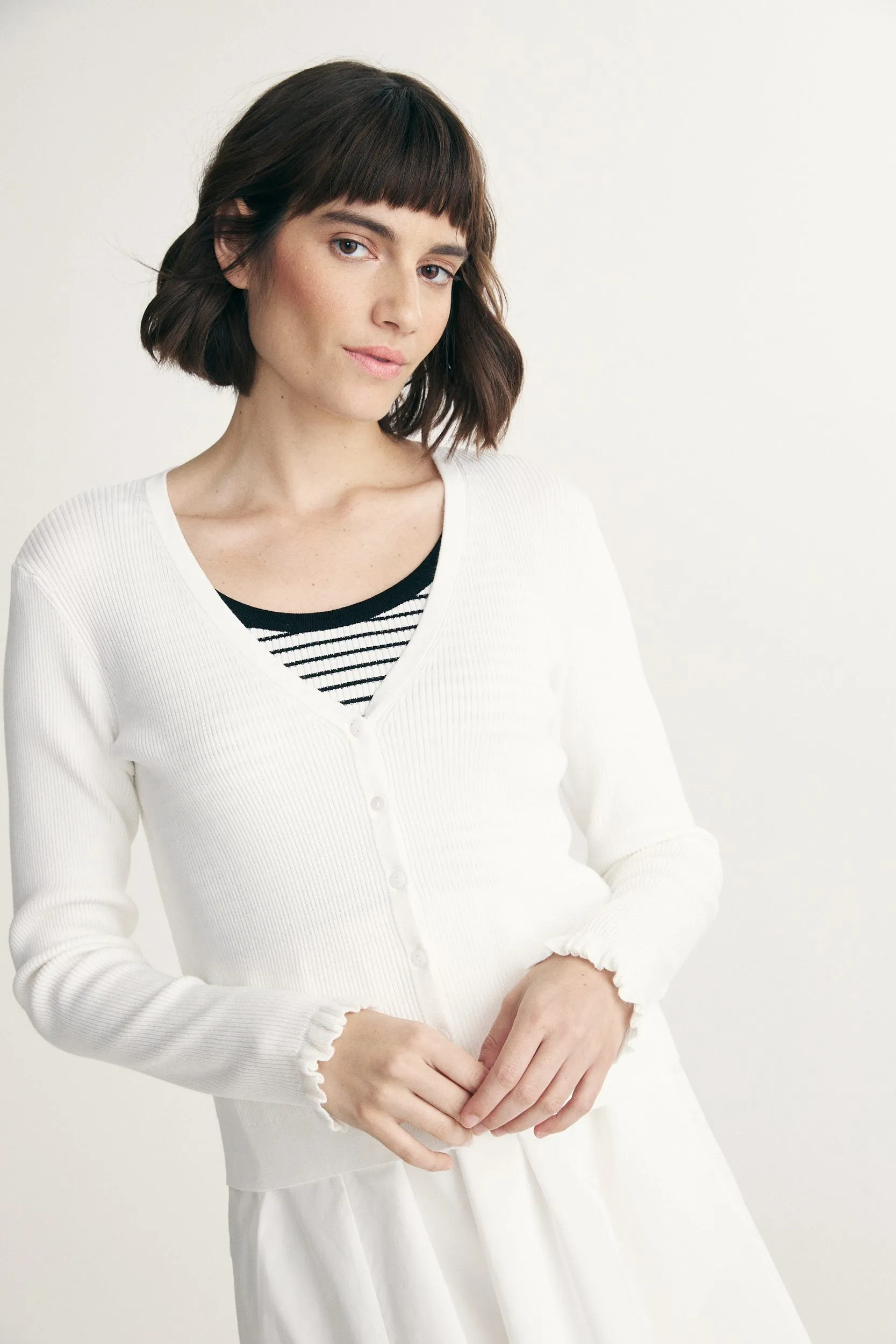Cardigan with wrist detail sold by Tristan Style