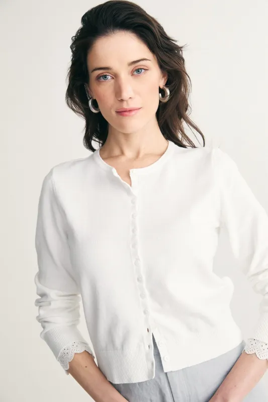 Cardigan with embroidery made by Tristan Style