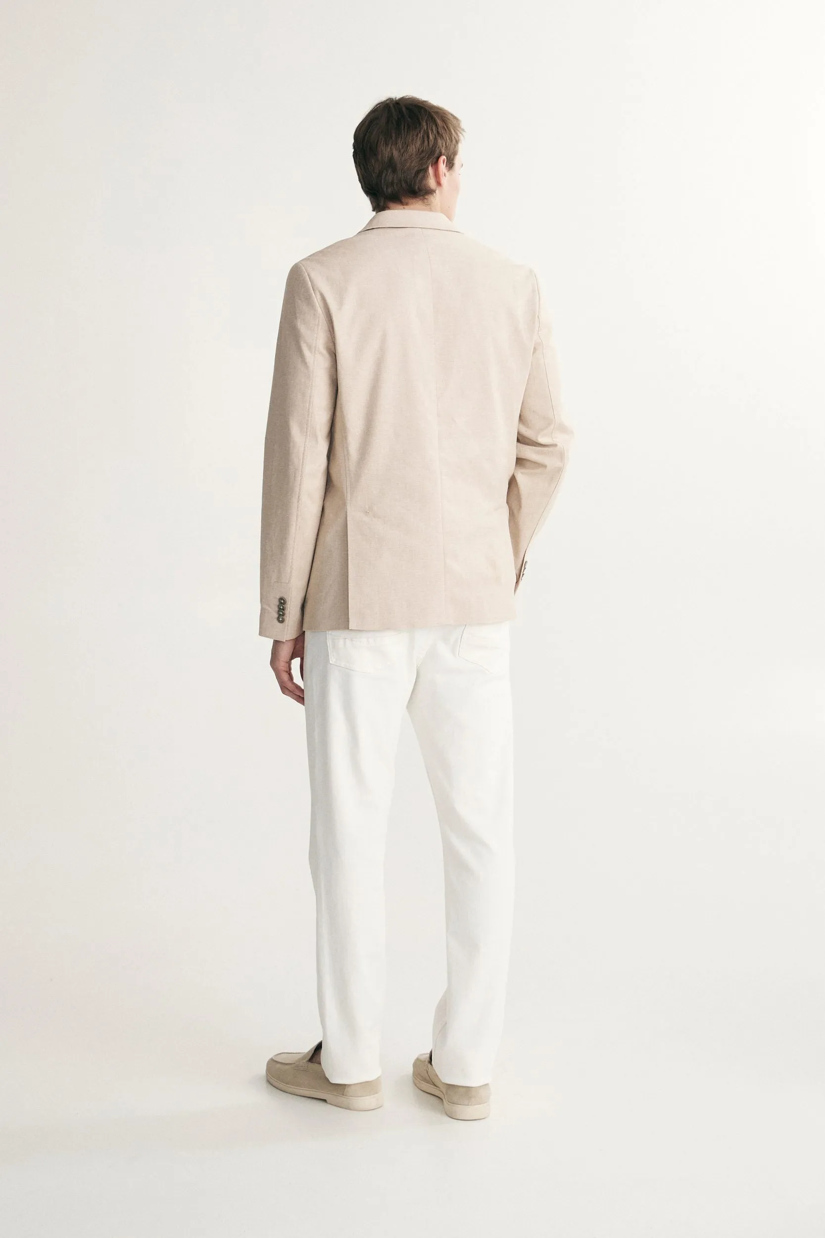 Fitted linen jacket sold by Tristan Style product image thumbnail 2