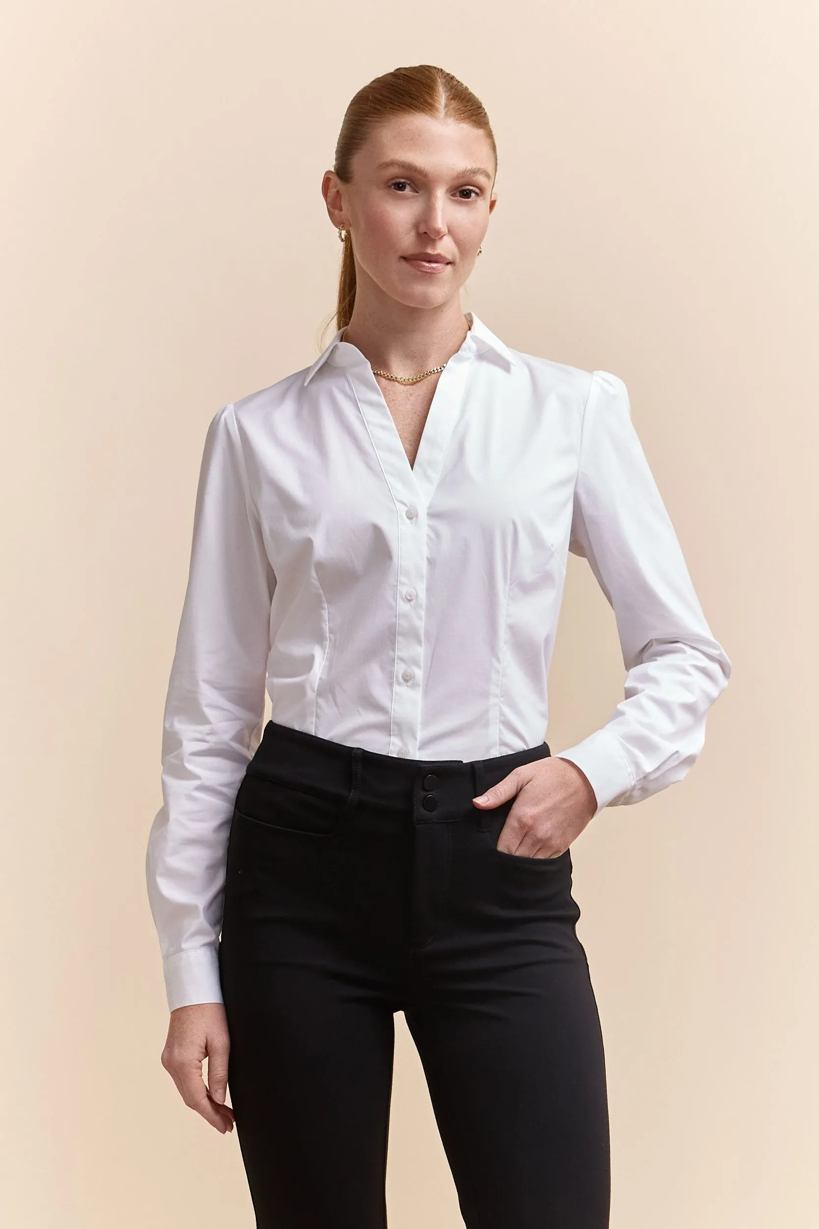 Poplin & jersey shirt sold by Tristan Style