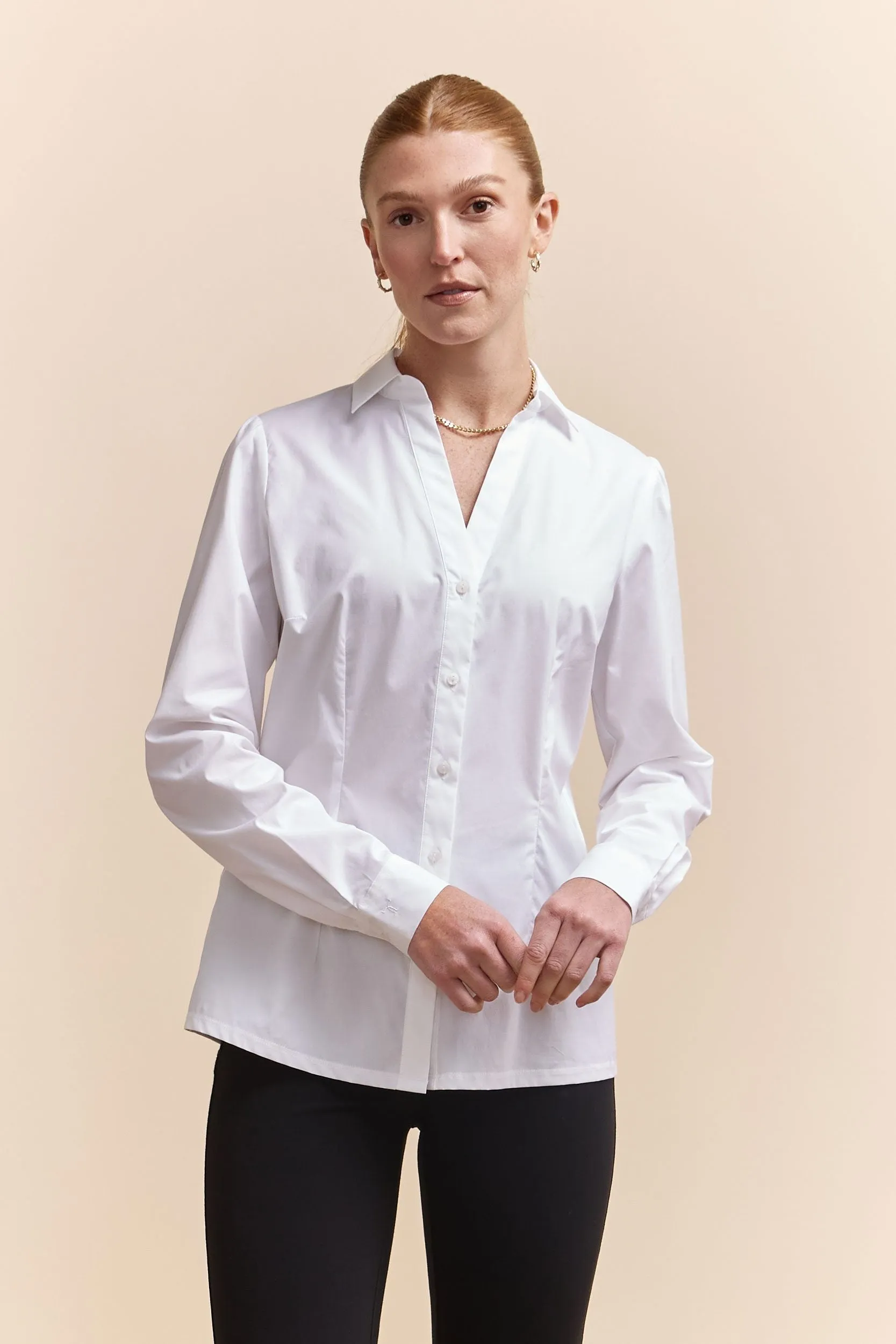 Poplin & jersey shirt sold by Tristan Style product image thumbnail 4