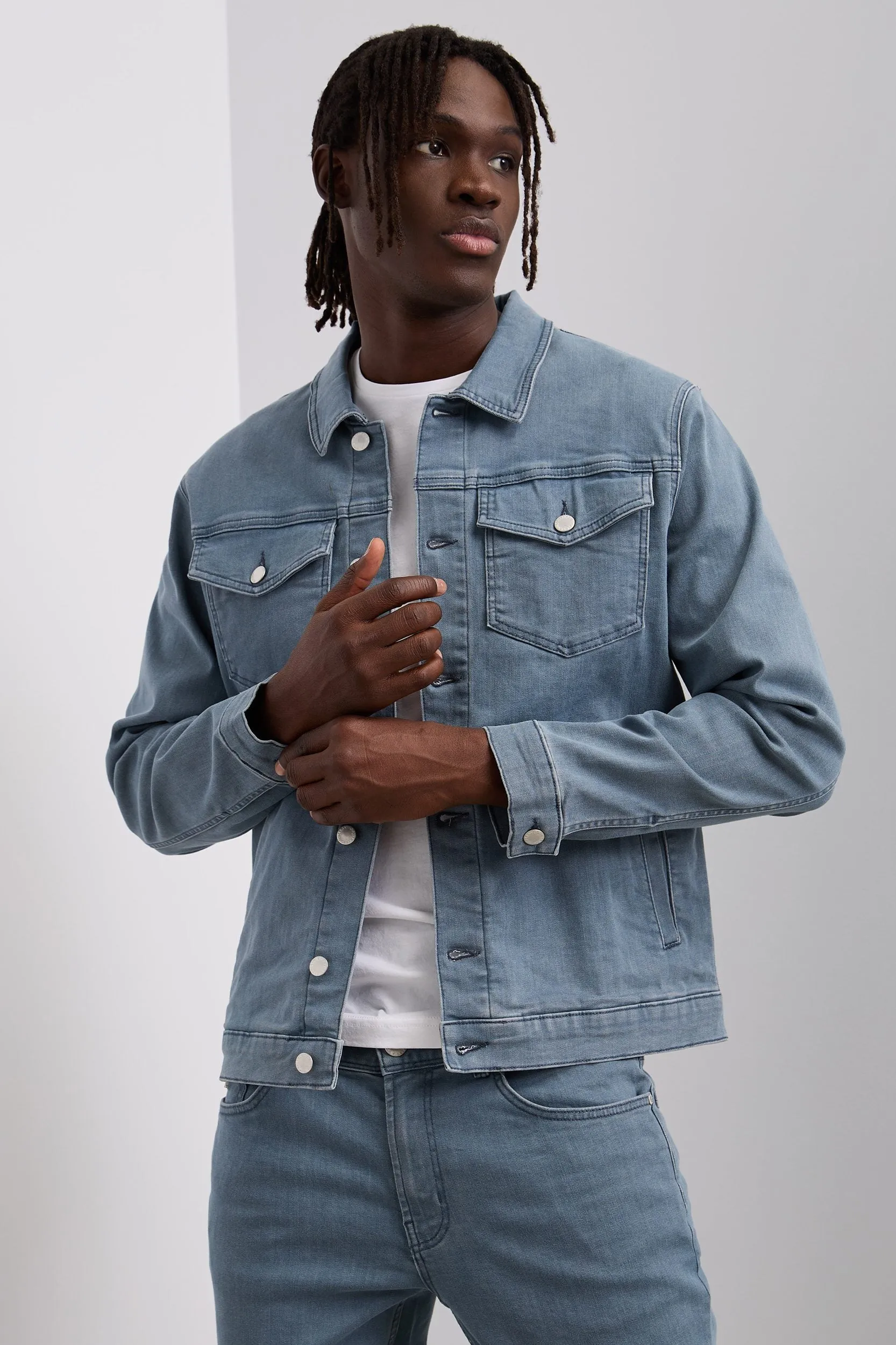 Denim jacket sold by Tristan Style