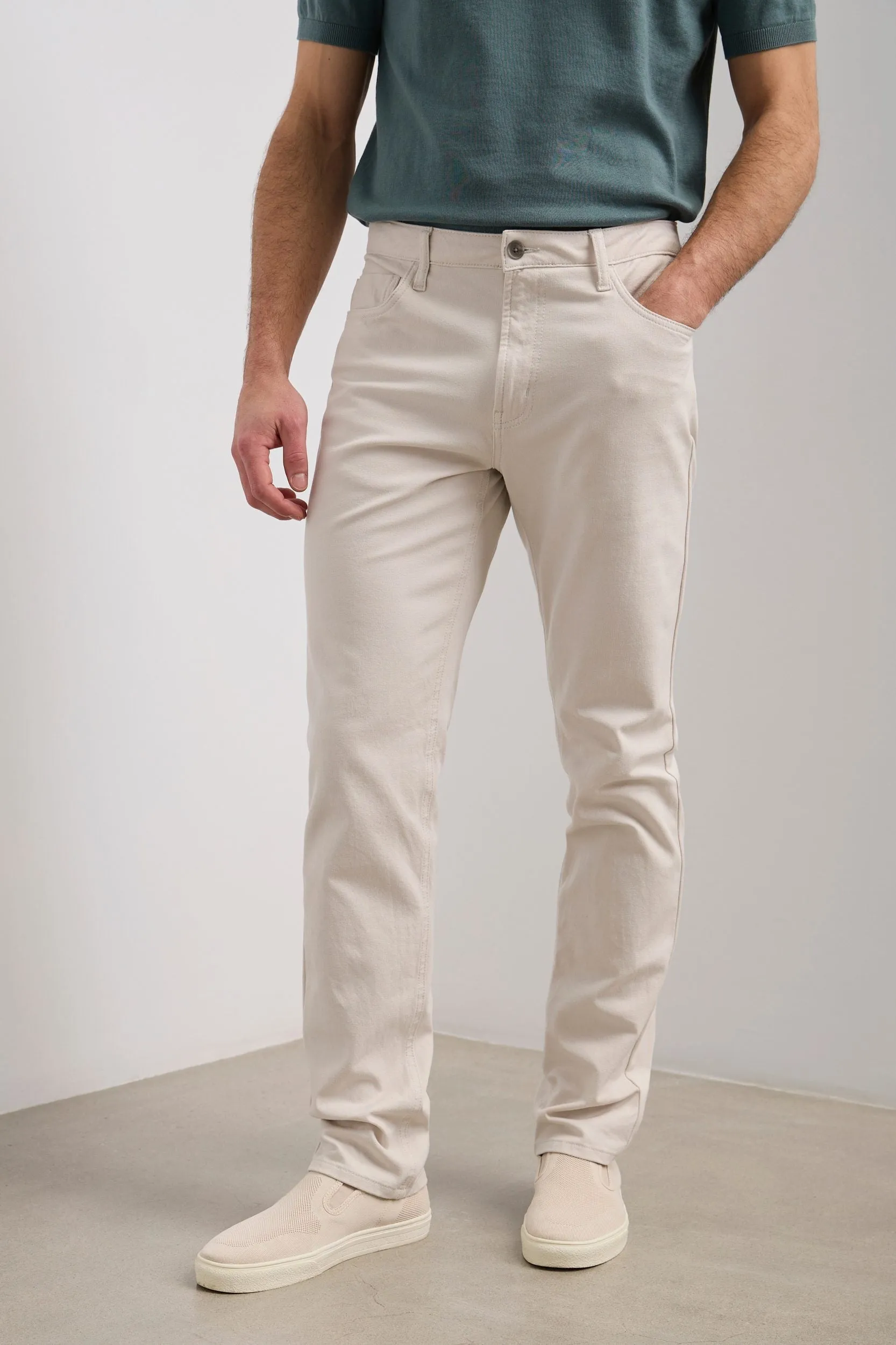 Slim fit 5 pocket pants sold by Tristan Style product image thumbnail 5