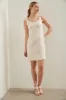 Fitted tweed dress with front sold by Tristan Style