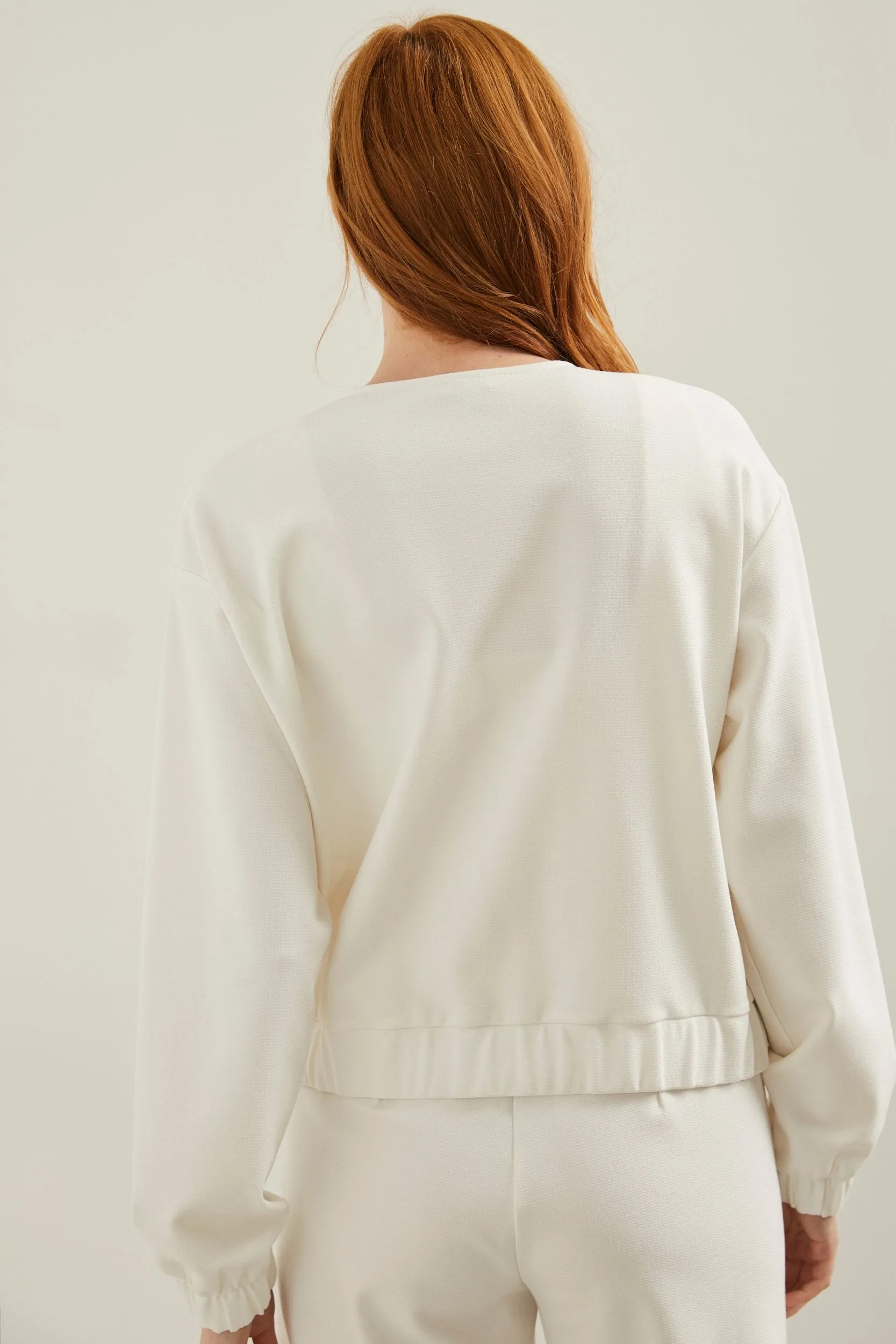 Bomber jacket with applied pockets sold by Tristan Style product image thumbnail 3